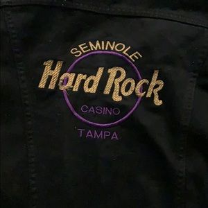 VINTAGE Hard Rock Casino Jean Jacket Women’s M
